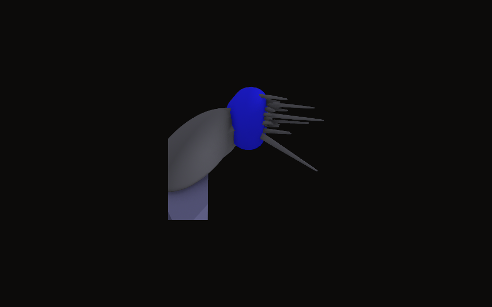 Possessing spirit withdrawn from the host 3D brain screen